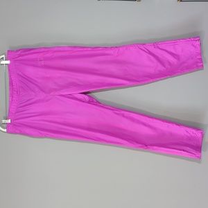 Vintage Asics Windbreaker Pants Hot Pink Large
